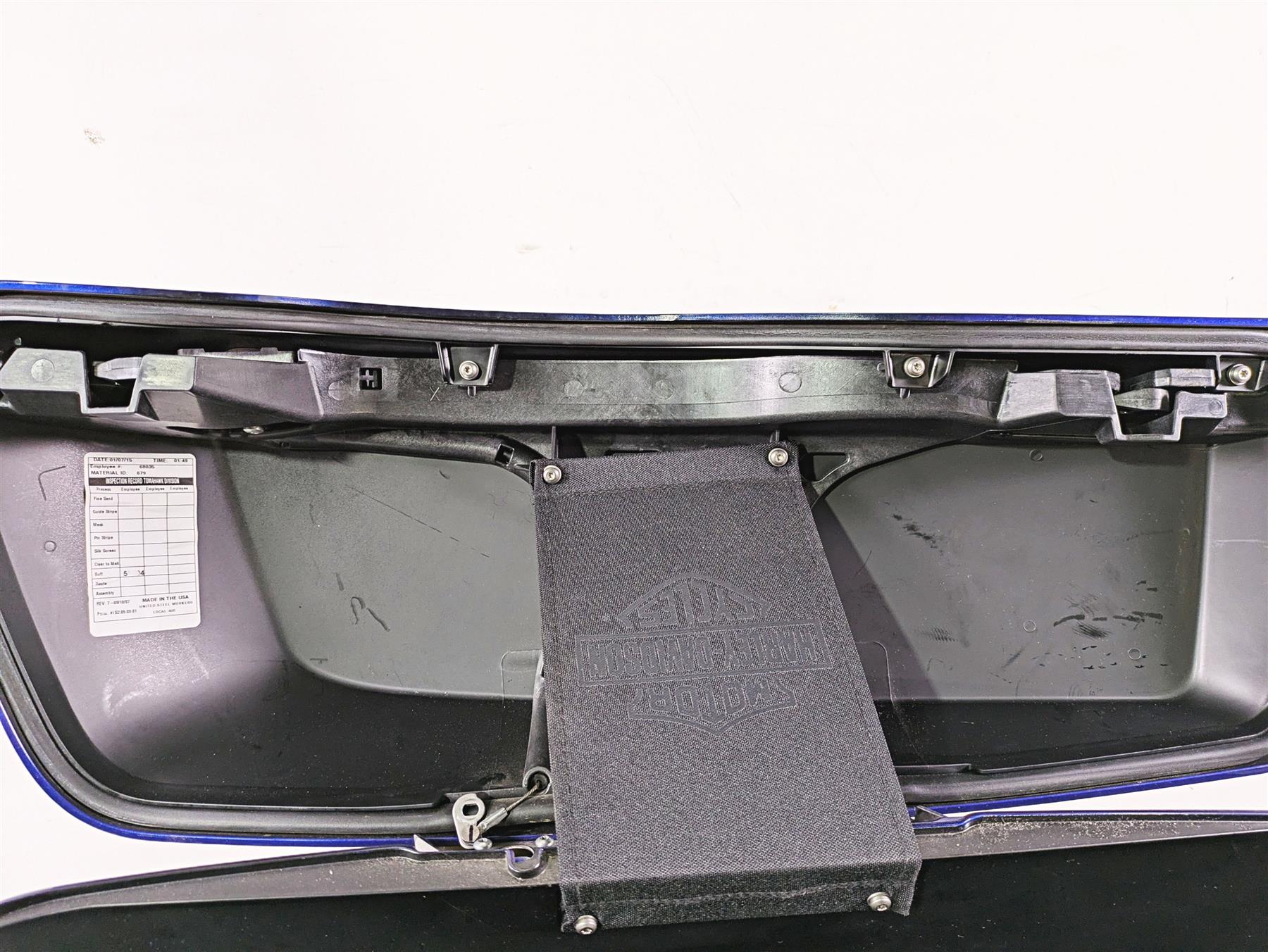 2015 Harley Touring FLHTKL E -Glide Low Right Saddlebag Superior Blue 90200412 {{ shop.shopifyCountryName }} - Mototech271