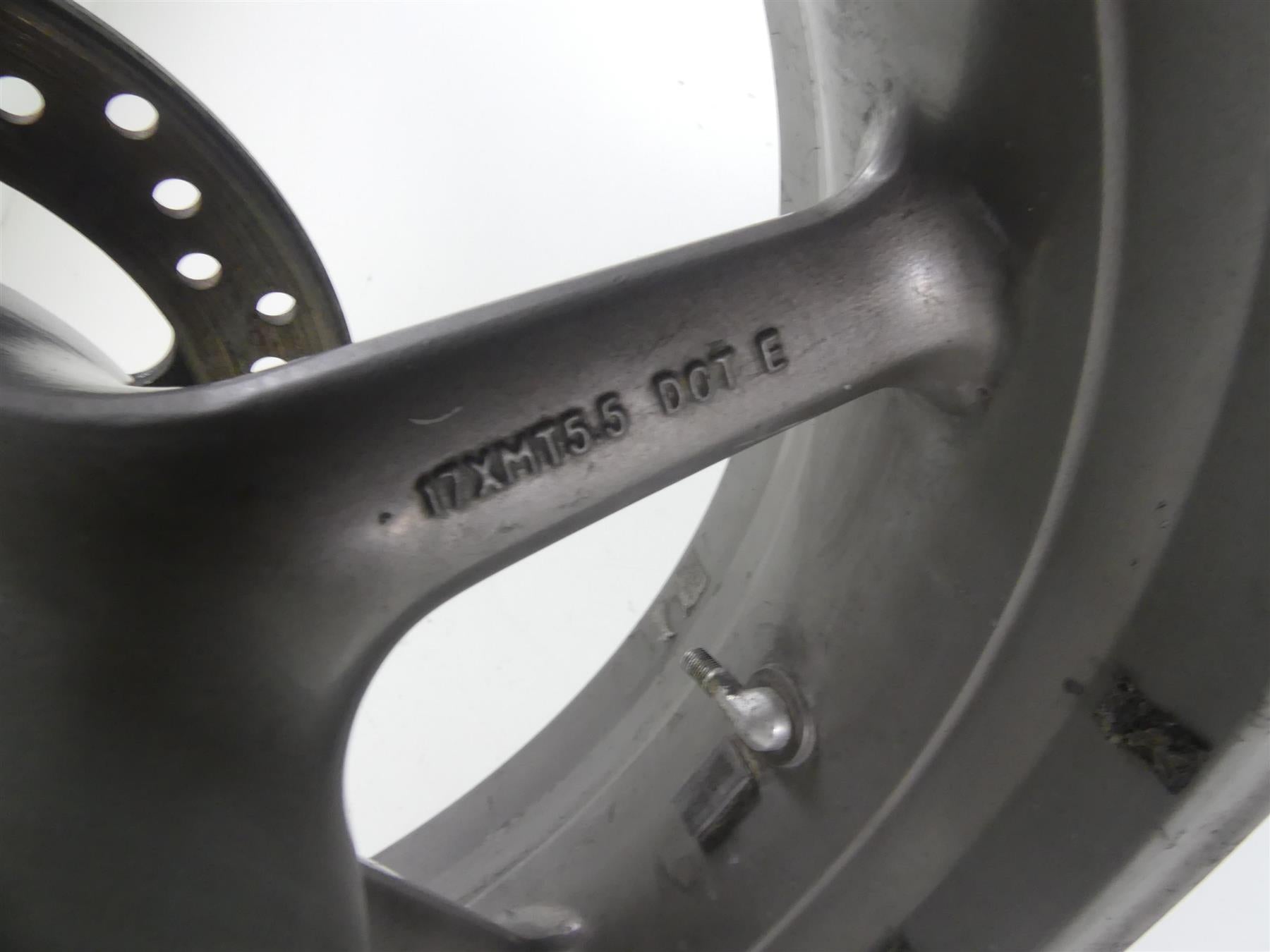 2006 Triumph Daytona 675 Straight Rear 17x5.5 Wheel Rim T2010842 {{ shop.shopifyCountryName }} - Mototech271