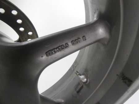 2006 Triumph Daytona 675 Straight Rear 17x5.5 Wheel Rim T2010842 {{ shop.shopifyCountryName }} - Mototech271