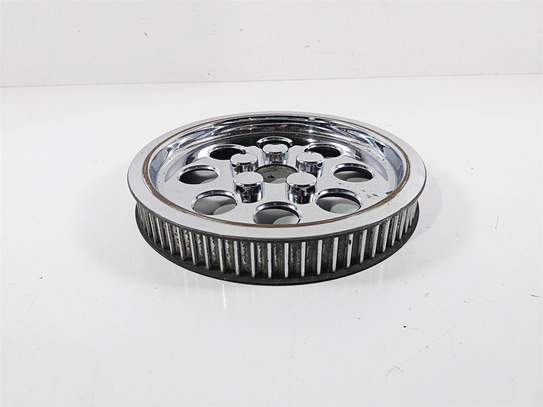 1998 Harley Dyna FXDL Low Rider Belt Pulley 70T 1.5" + Chrome Cover 40225-86A {{ shop.shopifyCountryName }} - Mototech271