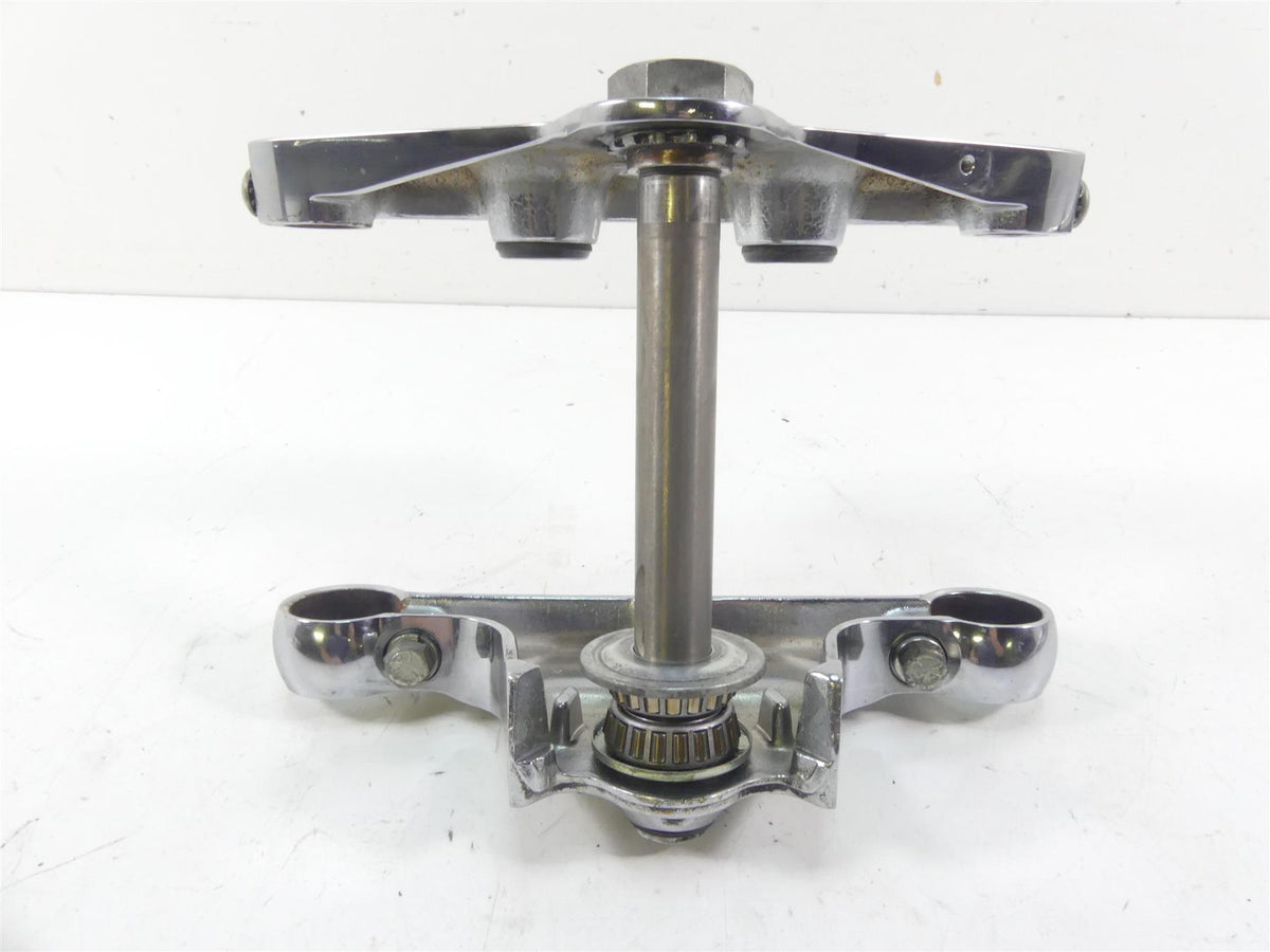 2008 Harley Softail FXSTB Night Train 41mm Chrome Triple Tree Set 45640-00A {{ shop.shopifyCountryName }} - Mototech271