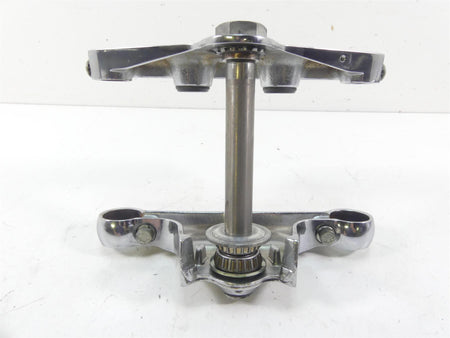 2008 Harley Softail FXSTB Night Train 41mm Chrome Triple Tree Set 45640-00A {{ shop.shopifyCountryName }} - Mototech271