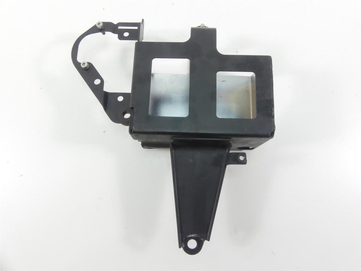 2002 Triumph Bonneville America Battery Box & Chrome Cover Lid Holder A9750011 {{ shop.shopifyCountryName }} - Mototech271