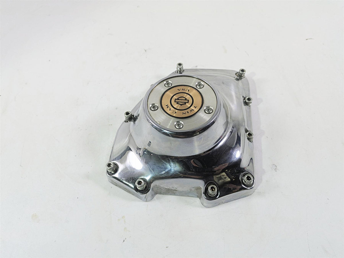 2008 Harley FXDL Dyna Low Rider 105TH Cam Shaft Side Chrome Cover 25362-01A {{ shop.shopifyCountryName }} - Mototech271