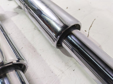2003 Harley Touring FLHTCUI E-Glide 100th Chrome Front Fork Legs 41mm 46495-02A {{ shop.shopifyCountryName }} - Mototech271