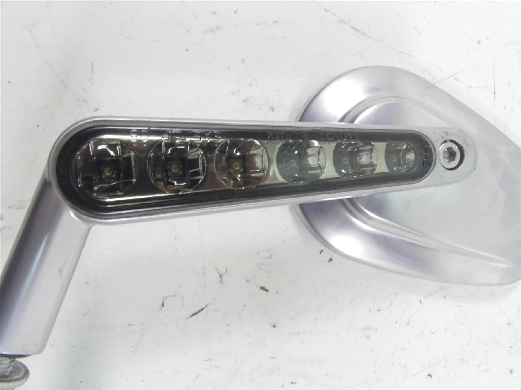 2012 Harley VRSCF Muscle Rod Rear View Mirrors Turn Signal Blinker Set 69395-09A {{ shop.shopifyCountryName }} - Mototech271