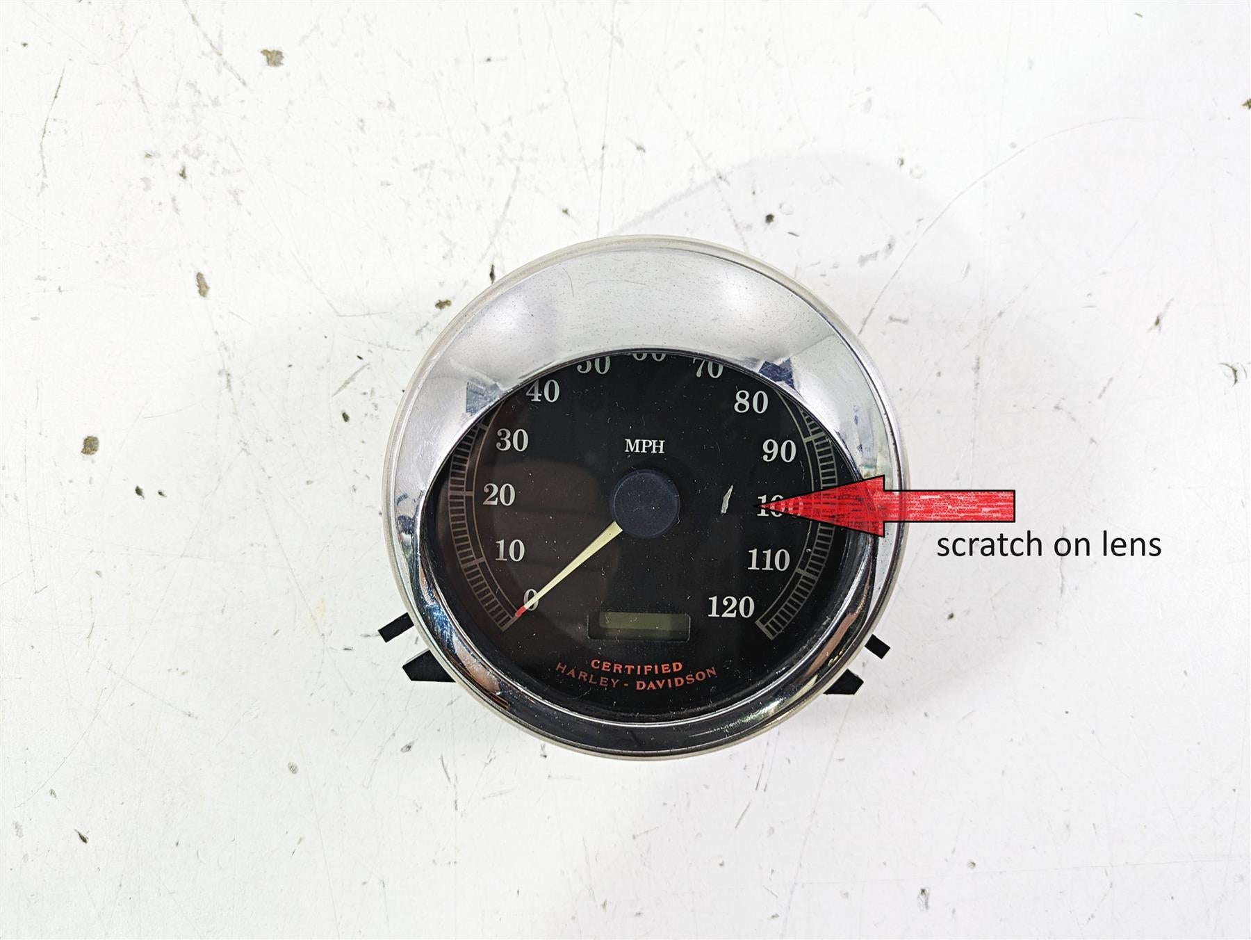 2002 Harley FLSTC Softail Heritage Speedometer Gauge Instrument 37K 67033-99A {{ shop.shopifyCountryName }} - Mototech271