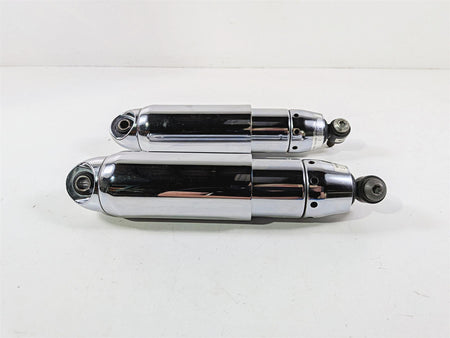 2008 Harley FXDSE CVO Dyna 12" Rear Chrome Shock Damper Set 54535-07B-Mototech271