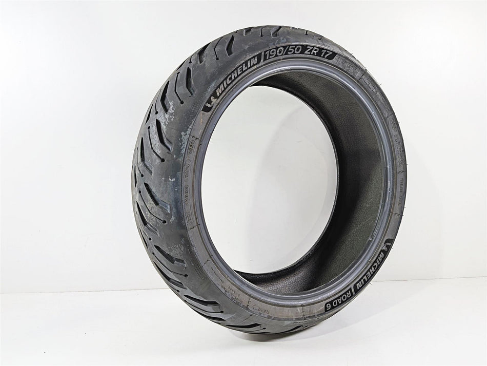Used Rear Motorcycle Tire Michelin Road 6 Tire in 190/50R17 38208 24003
