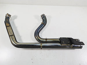 2000 Harley FXSTS Softail Springer Vance & Hines Short Shots Exhaust System D170
