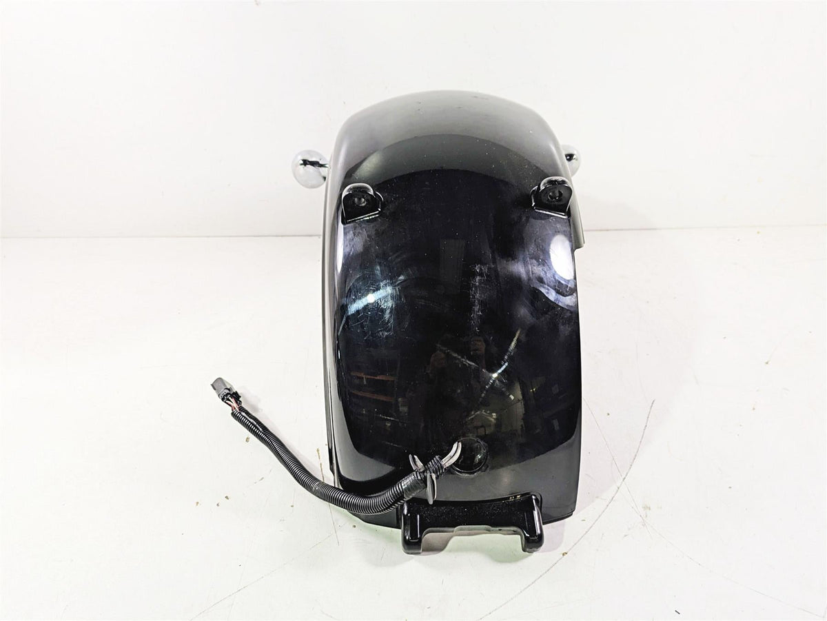 2009 Harley FXCWC Softail Rocker Rear Fender Vivid Black - Read 60132-08A {{ shop.shopifyCountryName }} - Mototech271