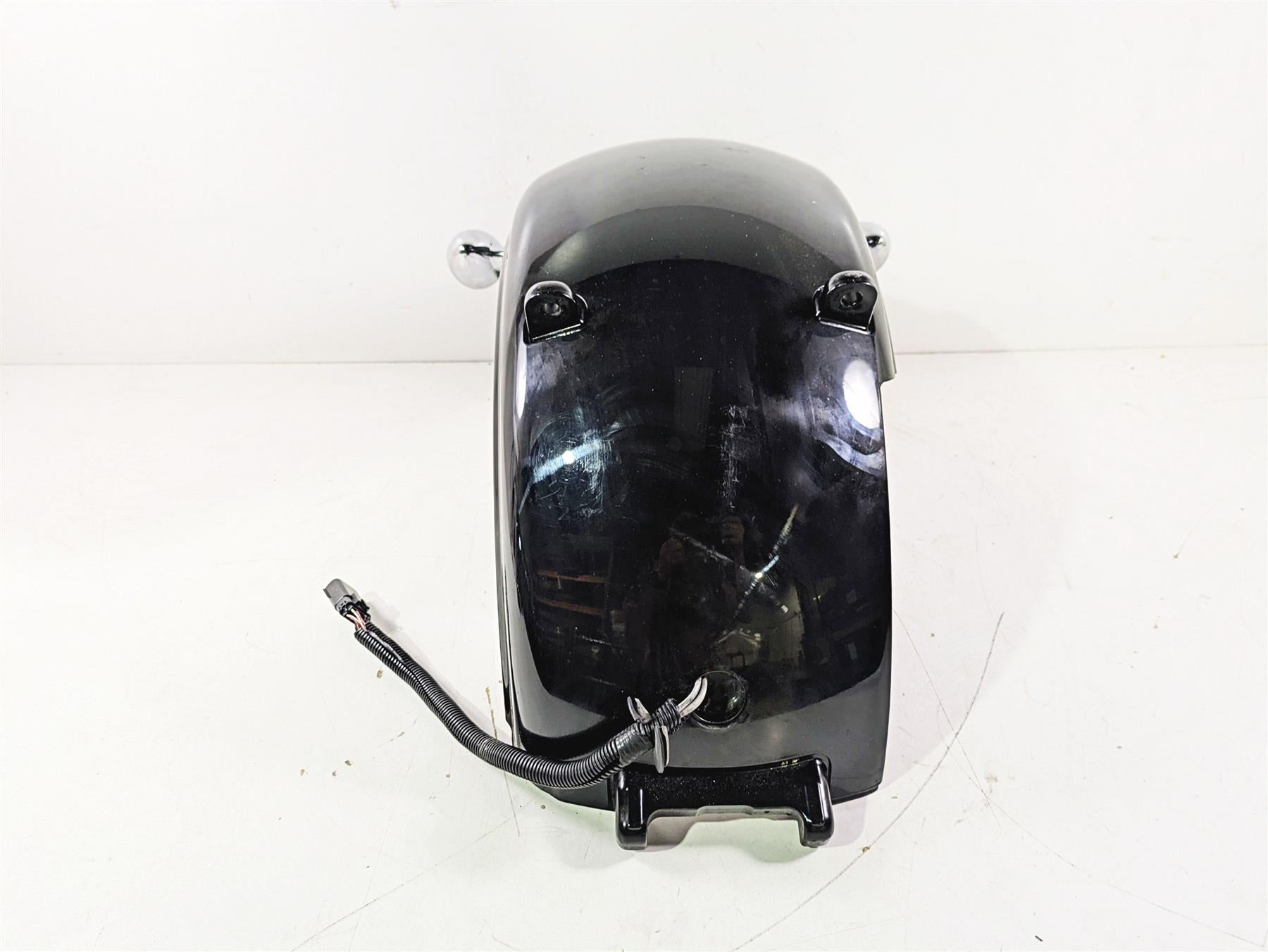 2009 Harley FXCWC Softail Rocker Rear Fender Vivid Black - Read 60132-08A {{ shop.shopifyCountryName }} - Mototech271