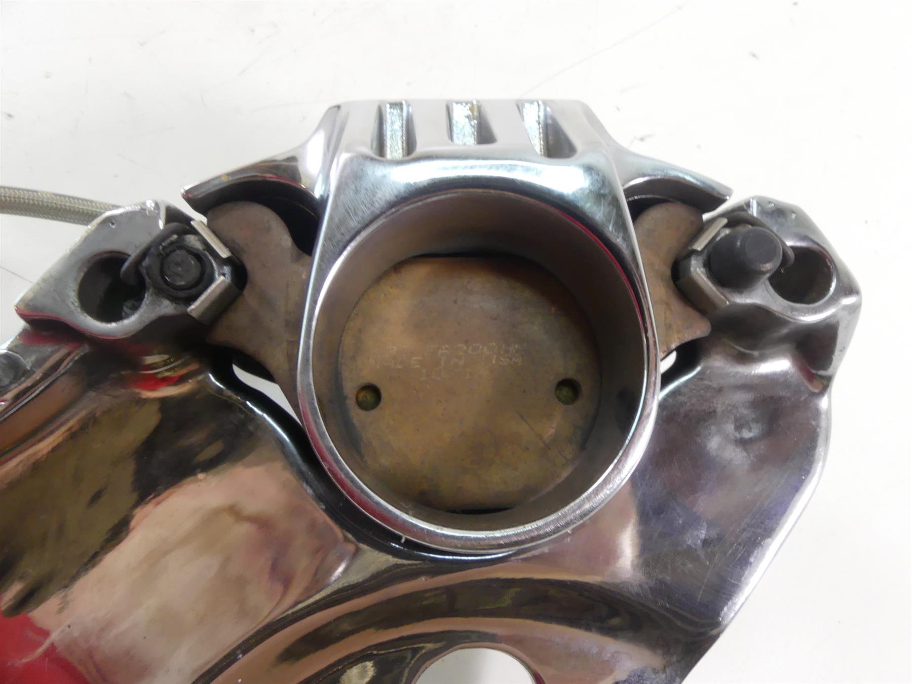 1997 Harley Dyna FXDS Super Glide Conv Rear Chrome Brake Caliper + Line 44050-87 {{ shop.shopifyCountryName }} - Mototech271