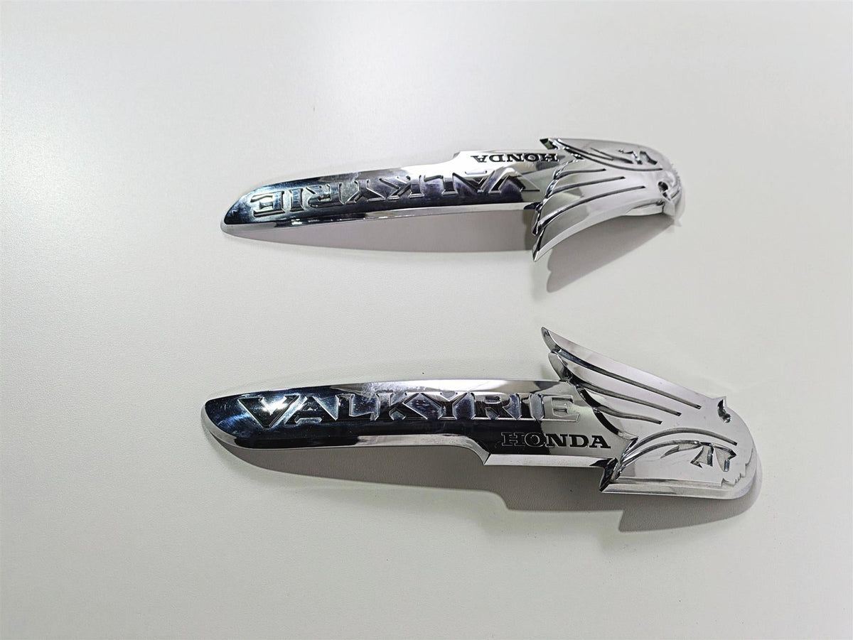 2002 Honda GL1500 CD Valkyrie Deluxe Left Right Tank Badge Emblem Set 1234567 {{ shop.shopifyCountryName }} - Mototech271