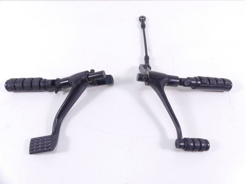 2008 Harley FXDF Dyna Fat Bob Front Forward Footpeg Shifter Brake Pedal Set | Mototech271