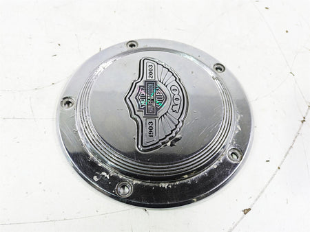 2003 Harley Touring FLHTCUI E-Glide 100th Chrome Derby Cover 25001-03 {{ shop.shopifyCountryName }} - Mototech271