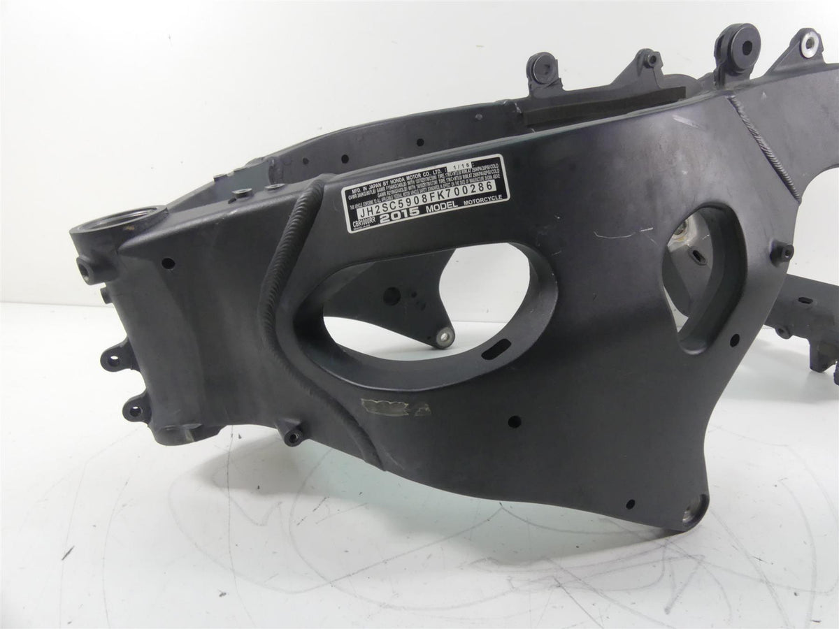 2015 Honda CBR1000 RR SC59 Straight Frame Chassis With Texas Salvage Title 50010-MFL-671ZA {{ shop.shopifyCountryName }} - Mototech271