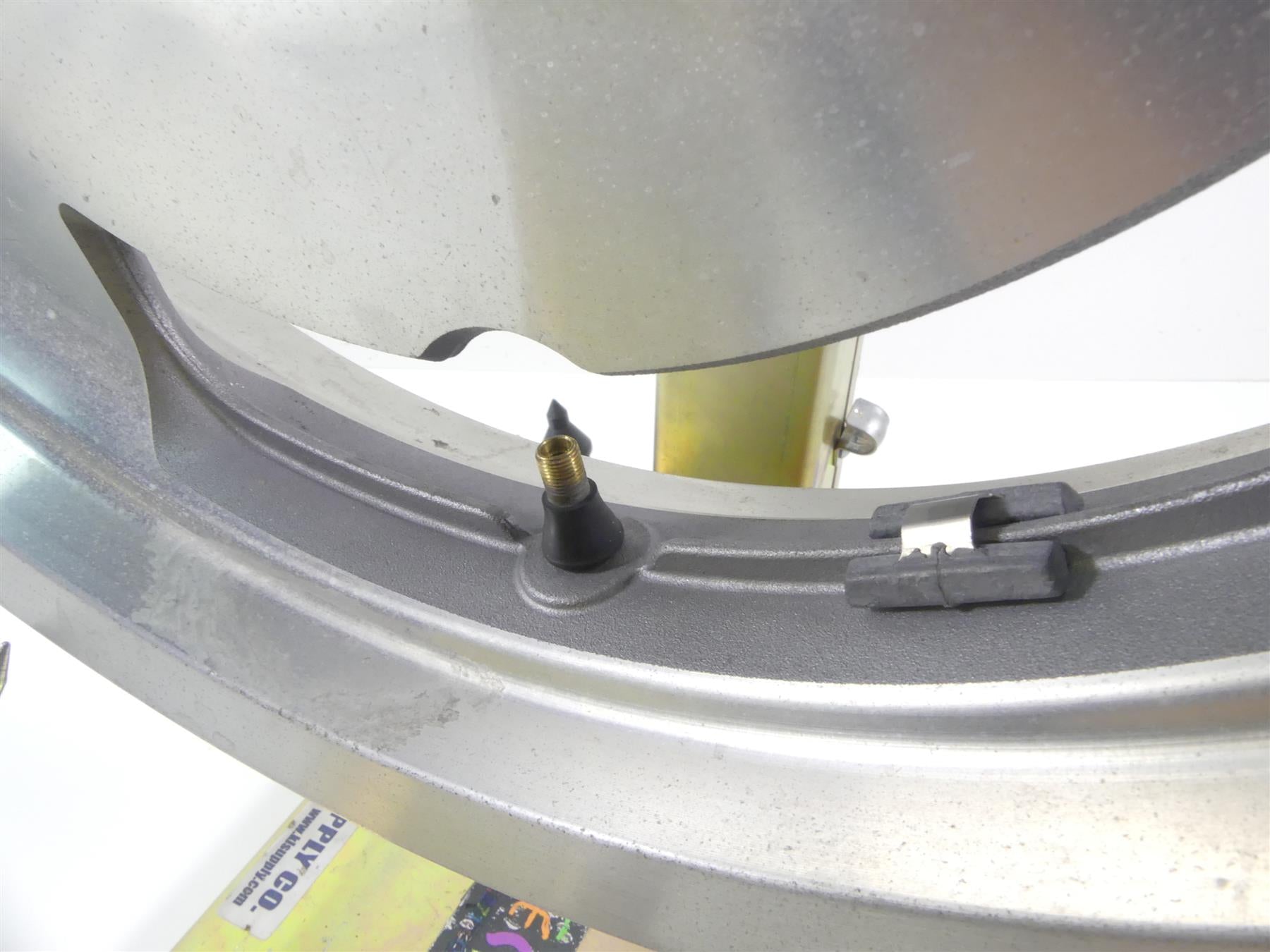 2003 Honda VT1100 C2 Shadow Sabre Straight Front Wheel Rim 18x3 44650-MCK-A02 {{ shop.shopifyCountryName }} - Mototech271