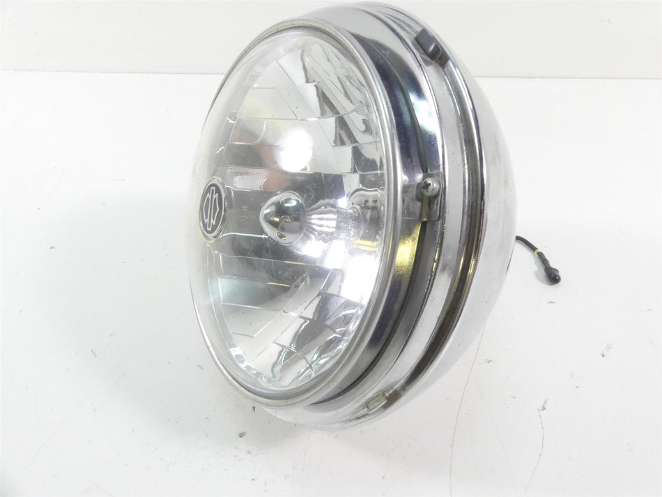 2004 Harley Softail FLSTFI Fat Boy Headlight Head Light Lamp 7" - Read 67903-00 {{ shop.shopifyCountryName }} - Mototech271