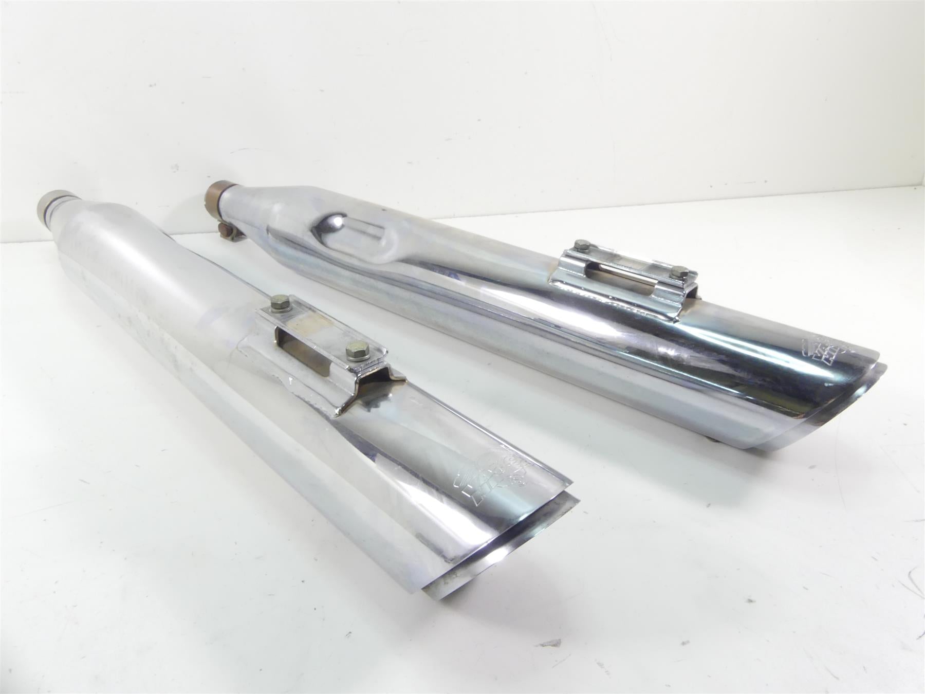 2012 Harley Touring FLHX Street Glide Vance Hines Twin Slash 4" Mufflers 16763 {{ shop.shopifyCountryName }} - Mototech271