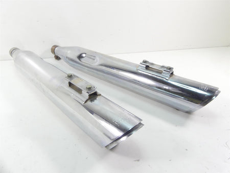 2012 Harley Touring FLHX Street Glide Vance Hines Twin Slash 4" Mufflers 16763 {{ shop.shopifyCountryName }} - Mototech271