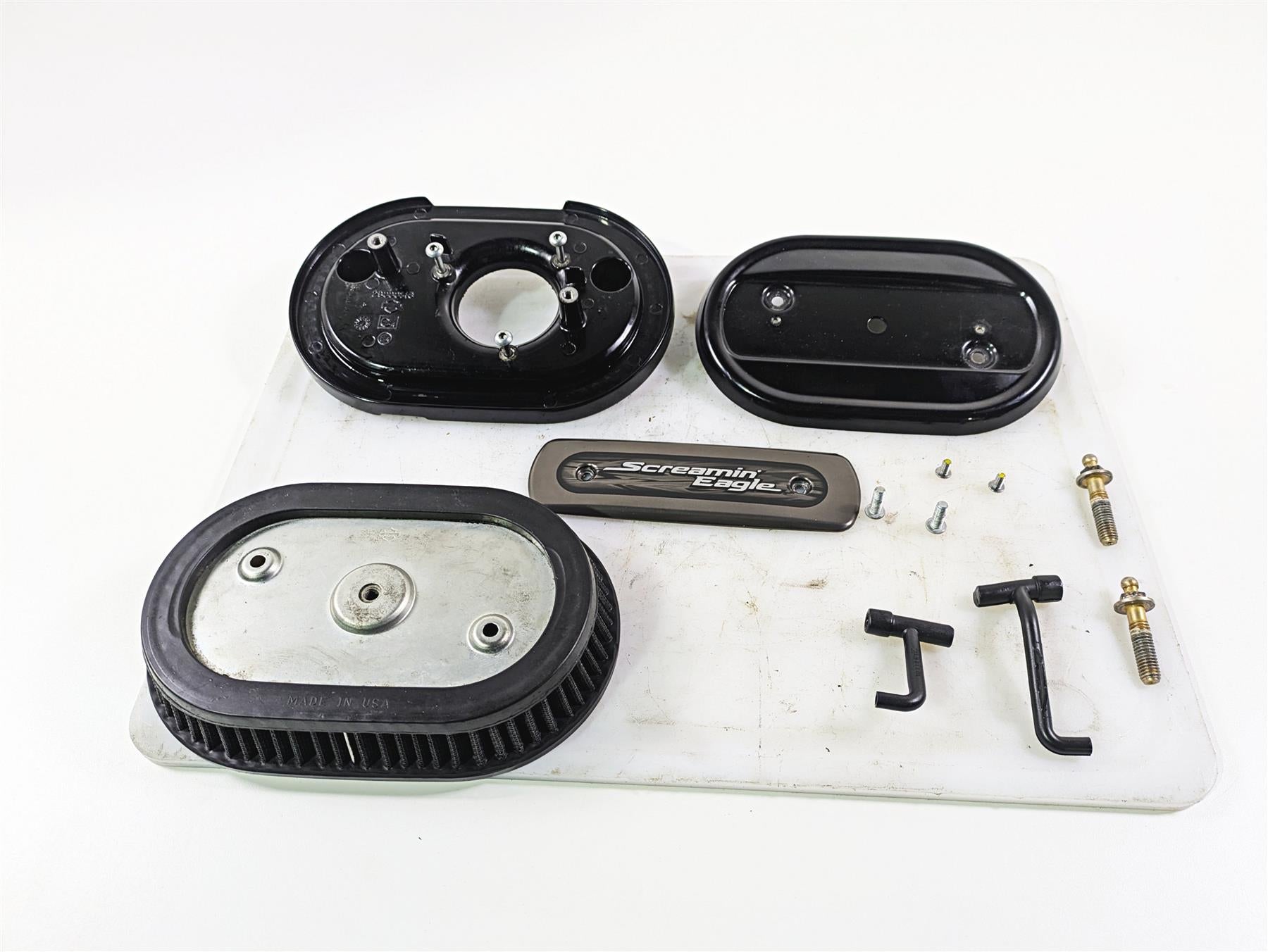 Harley Davidson Touring M8 Milwaukee Eight 114 Screaming Eagle Air Filter Breather Cleaner Set 29000148 {{ shop.shopifyCountryName }} - Mototech271