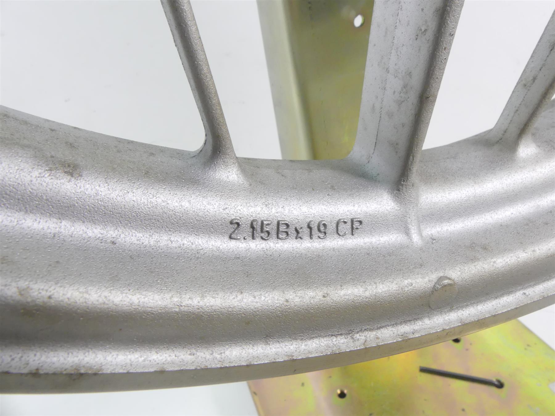 1978 BMW R100 S (2474) Front Straight Wheel Rim Cast 19x2.15 36311238959 {{ shop.shopifyCountryName }} - Mototech271