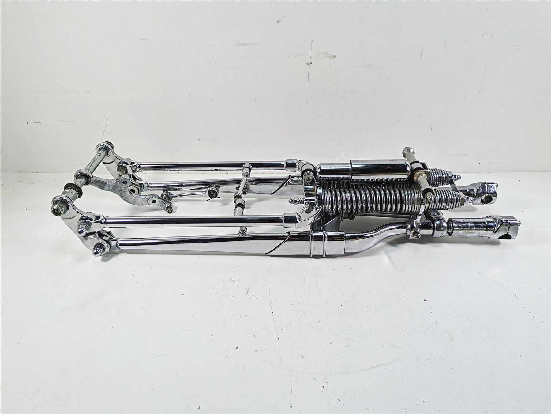 2000 Harley FXSTS Softail Springer Chrome Springer Front End Fork 45569-00 {{ shop.shopifyCountryName }} - Mototech271
