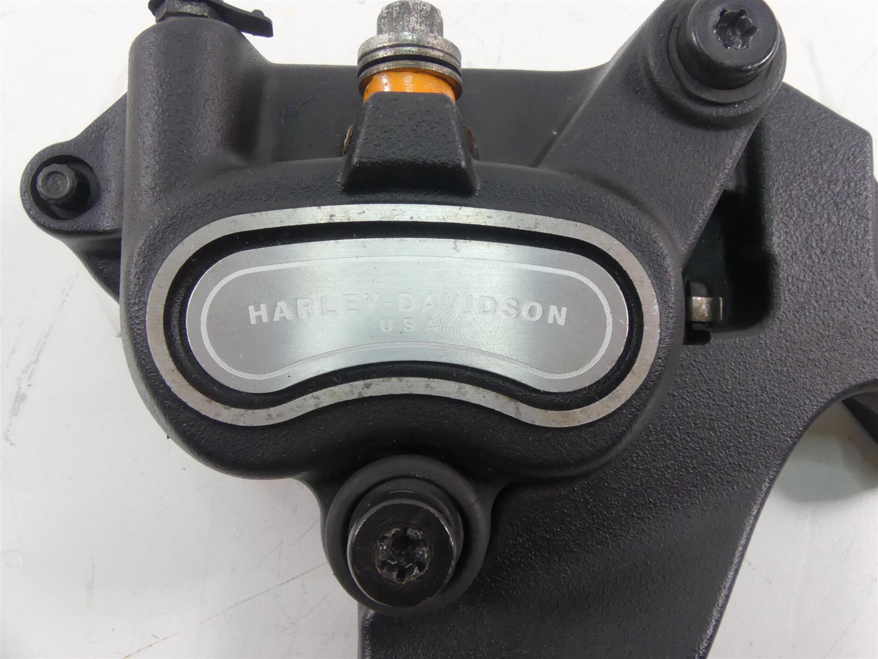 2014 Harley FXDF Dyna Fat Bob Rear Brake Caliper + 25mm Bracket 40908-08 {{ shop.shopifyCountryName }} - Mototech271