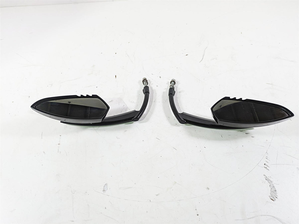 2008 Harley Touring FLHTCU E-Glide 105TH Kuryakyn Black Rambo Scythe Knife Blade Mirrors 1760 {{ shop.shopifyCountryName }} - Mototech271