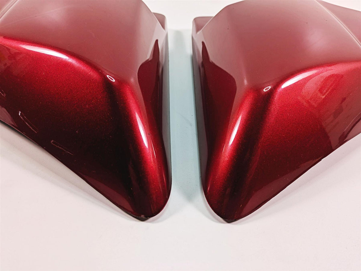 2013 Harley Touring FLHX Street Glide Side Cover Amber Red Sunglo Set 66250-09 {{ shop.shopifyCountryName }} - Mototech271