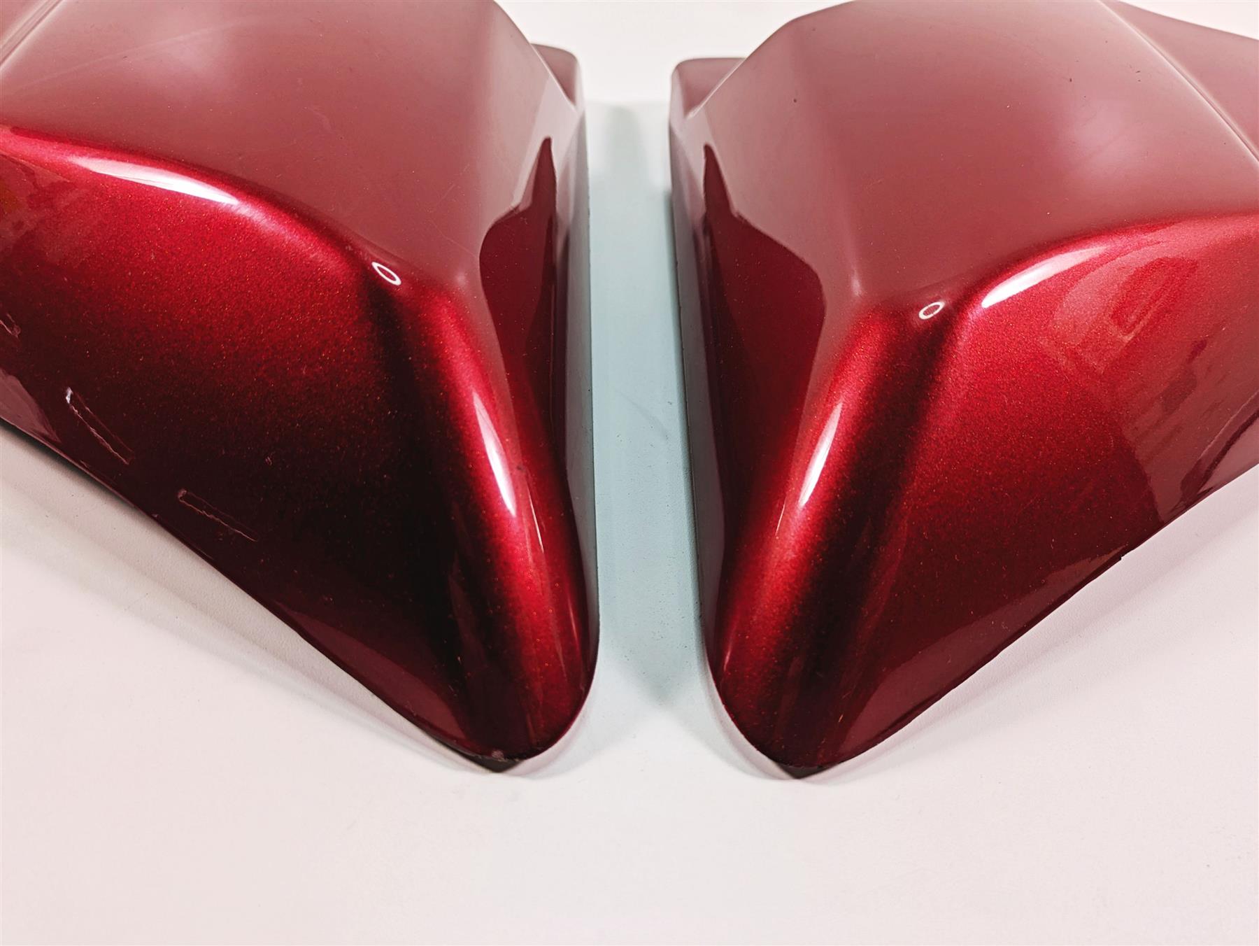 2013 Harley Touring FLHX Street Glide Side Cover Amber Red Sunglo Set 66250-09 {{ shop.shopifyCountryName }} - Mototech271