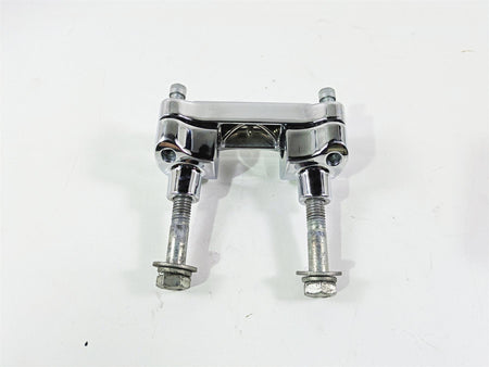 2004 Harley Softail FXSTDI Deuce Chrome Short Handlebar Riser Holder Set {{ shop.shopifyCountryName }} - Mototech271