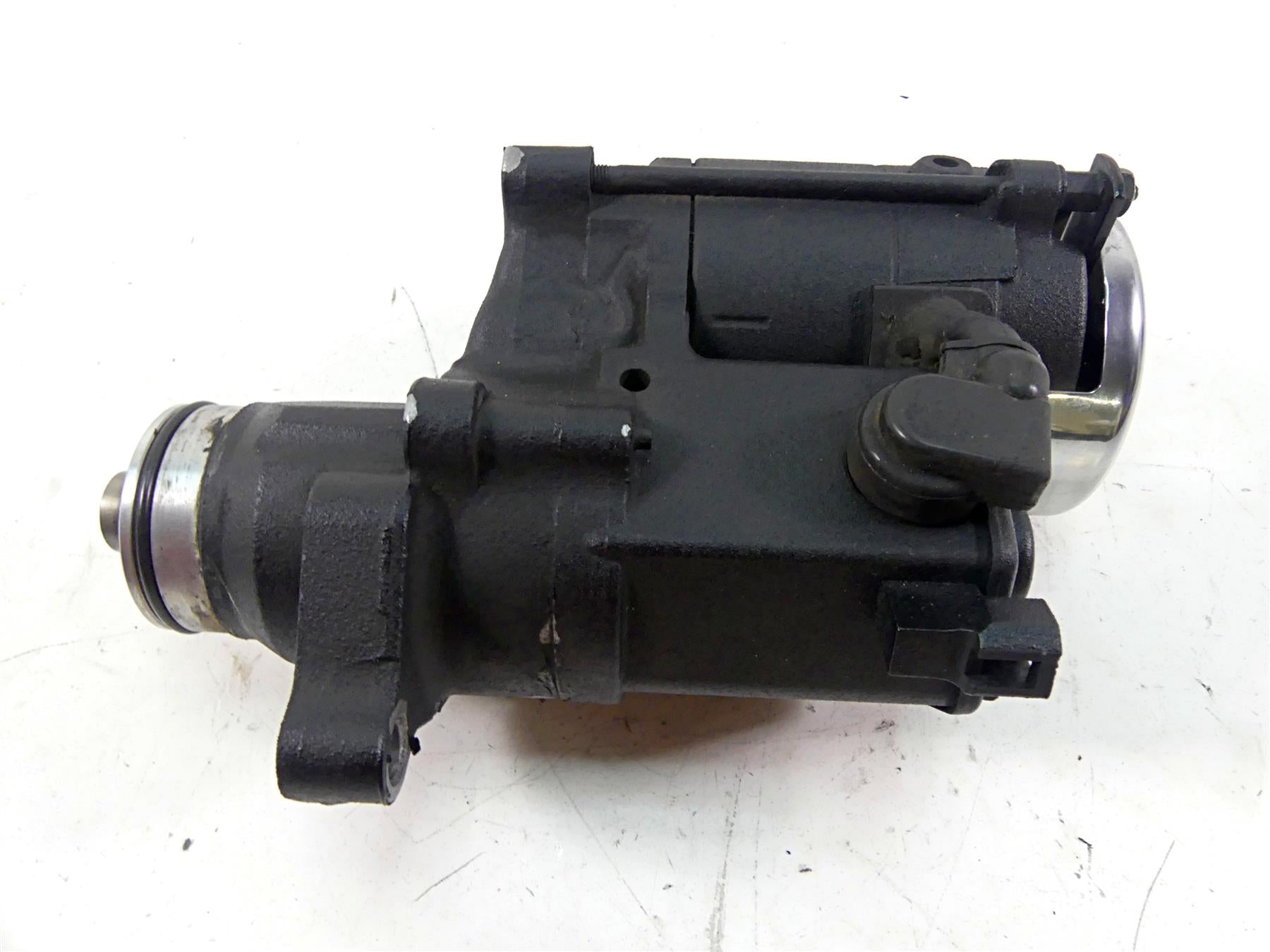 2007 Harley Touring FLHRC Road King Engine Starter Motor + Cover 31618-06A {{ shop.shopifyCountryName }} - Mototech271