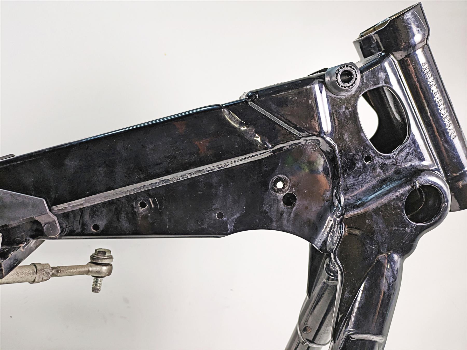 2012 Harley FLD Dyna Switchback Straight Main Frame Chassis With Clean Texas Title 47745-06B {{ shop.shopifyCountryName }} - Mototech271