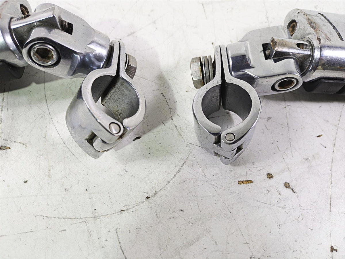 2002 Honda GL1500 CD Valkyrie Deluxe Chrome Highway Foot Rest Peg Set {{ shop.shopifyCountryName }} - Mototech271