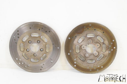 1991 Harley Touring FLHTC Electra Glide Front Brake Rotor Disc SET 44136-92 | Mototech271