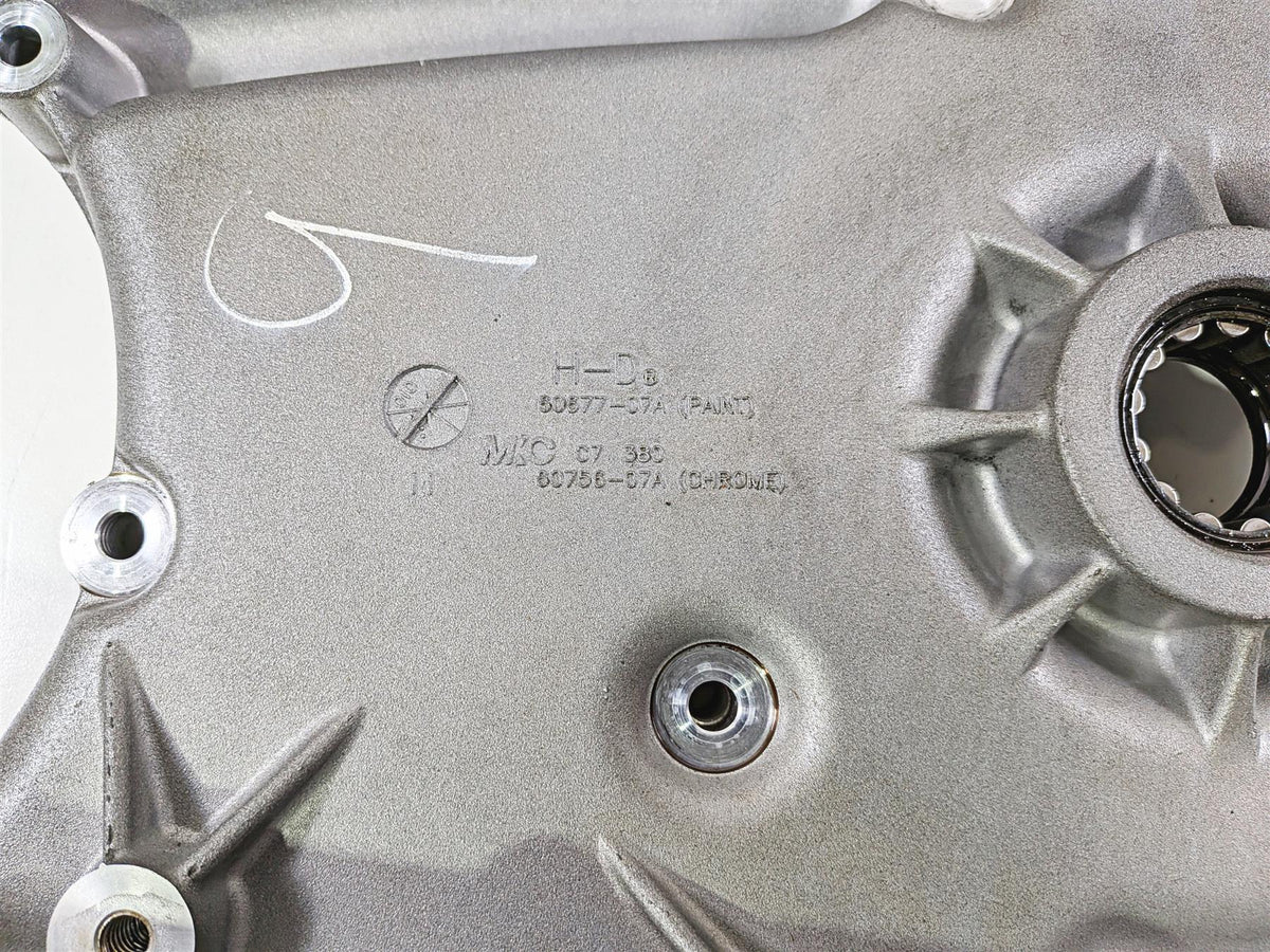 2011 Harley Touring FLHTCU CVO Electra Glide Inner Primary Drive Clutch Cover 60677-07-Mototech271