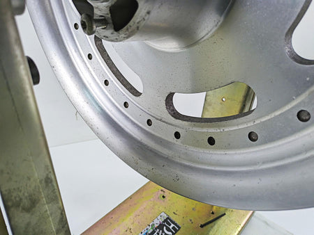 2009 Harley FXDF Dyna Fat Bob Straight 16x3 Slotted Front Wheel Rim 43300172 {{ shop.shopifyCountryName }} - Mototech271