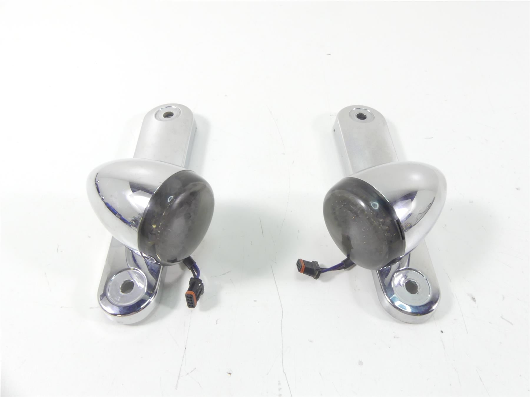 2014 Harley Touring FLHX Street Glide Front Smoked Led Blinker Set 68000037 | Mototech271