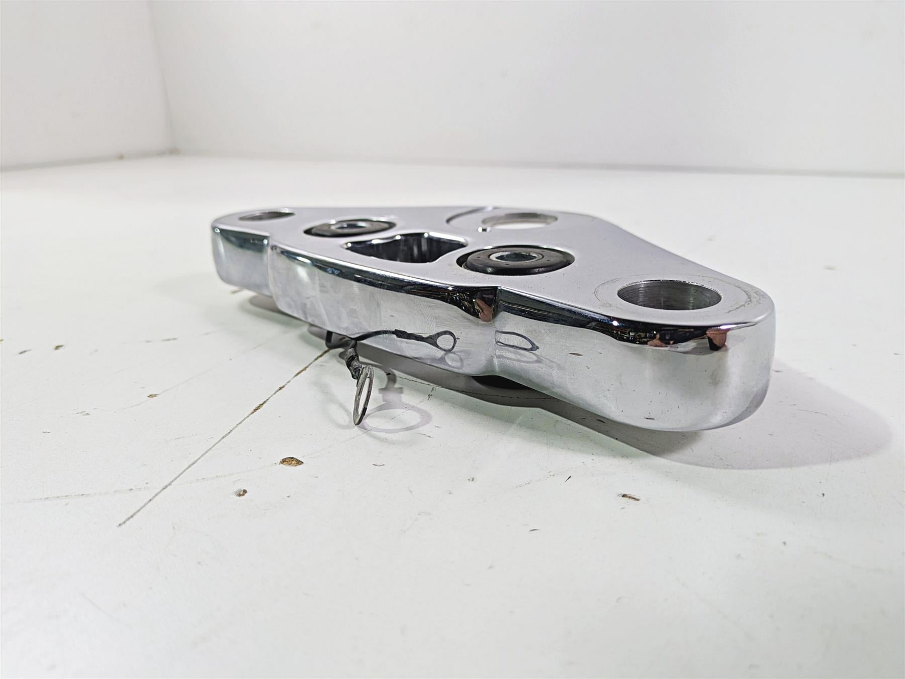 2009 Harley FXCWC Softail Rocker Upper Triple Tree Steering Clamp 49mm 46637-08 {{ shop.shopifyCountryName }} - Mototech271