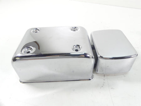 1995 Harley Dyna FXDL Low Rider Electrical Battery Chrome Cover Carrier 66347-91 {{ shop.shopifyCountryName }} - Mototech271