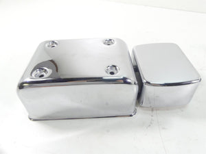 1995 Harley Dyna FXDL Low Rider Electrical Battery Chrome Cover Carrier 66347-91