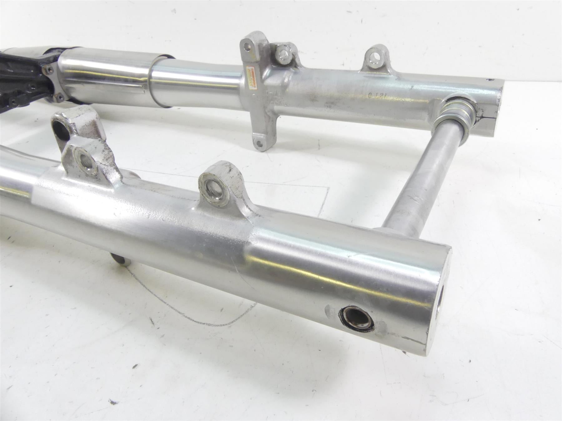 2001 Yamaha XV1600 Road Star Front Fork Triple Tree Riser Axle Set 4WM-23102-00 {{ shop.shopifyCountryName }} - Mototech271