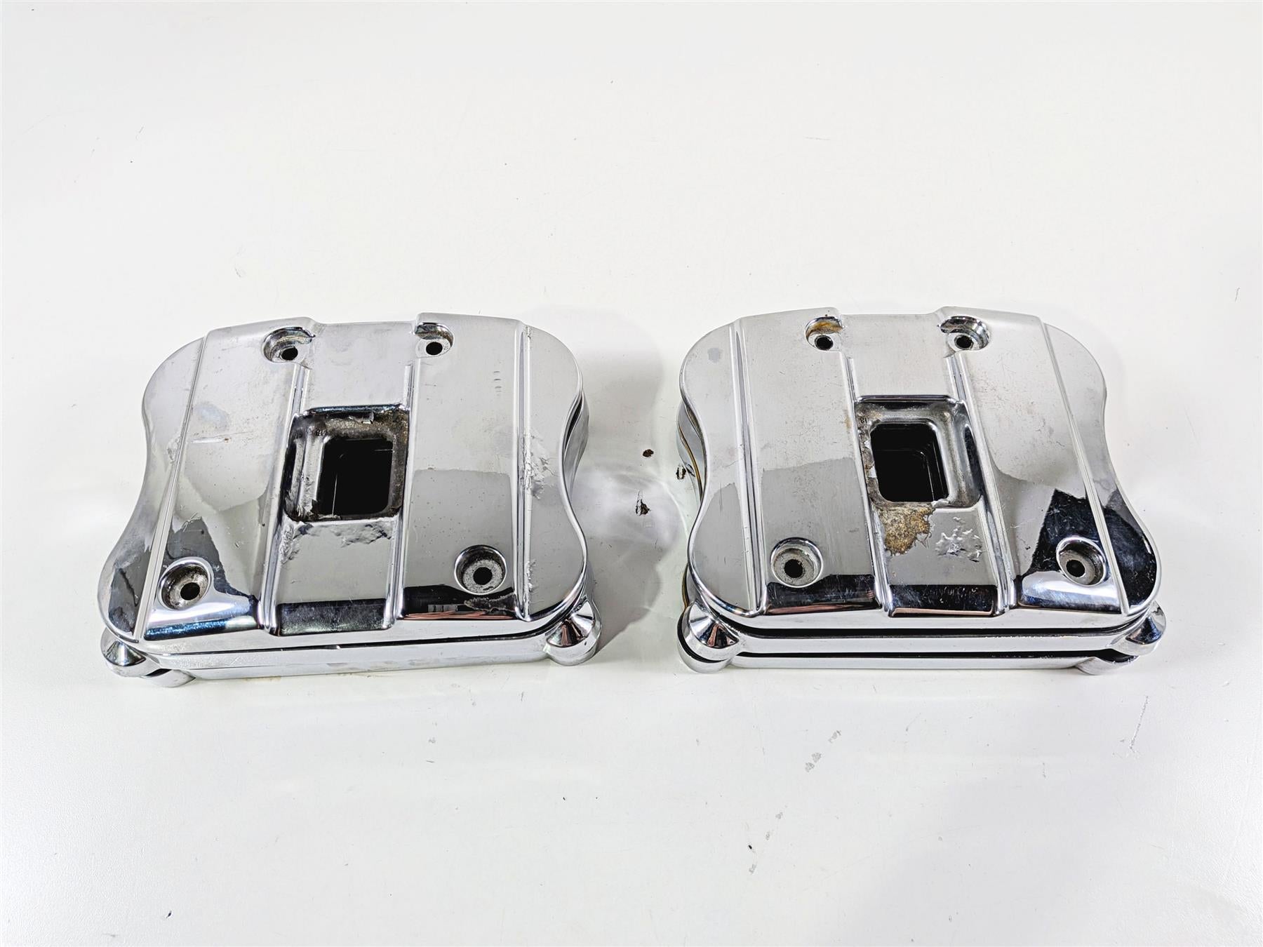 2003 Harley Sportster XL1200 Rocker Box Push Rod Cover Set 17581-01 17551-96 {{ shop.shopifyCountryName }} - Mototech271