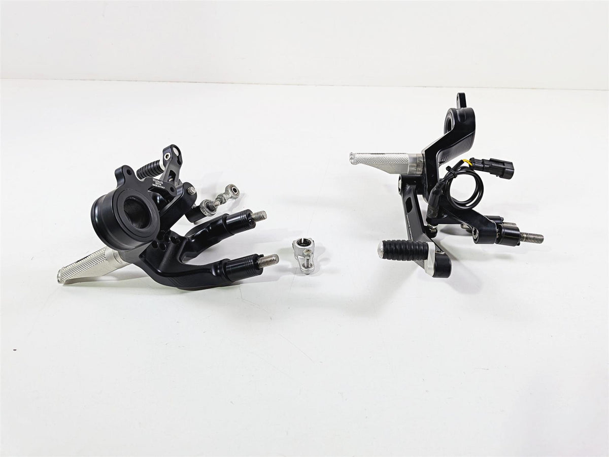 2008 Ducati Hypermotard 1100 S Rizoma Rearset Foot Peg & Pedal Set PE208-01-Mototech271