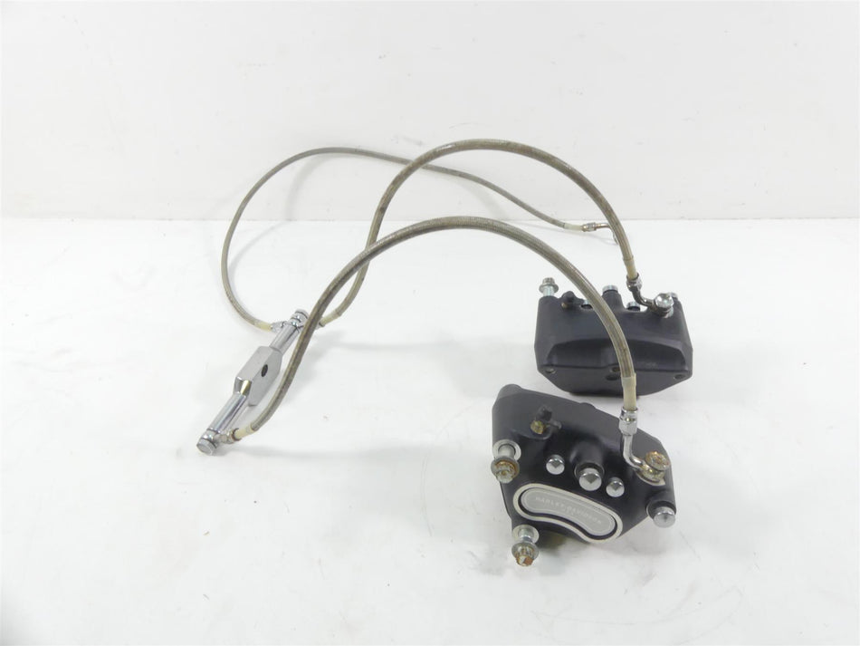 2001 Harley Touring FLHRCI Road King Front Brake Caliper Set 44023-00C 44046-00D {{ shop.shopifyCountryName }} - Mototech271