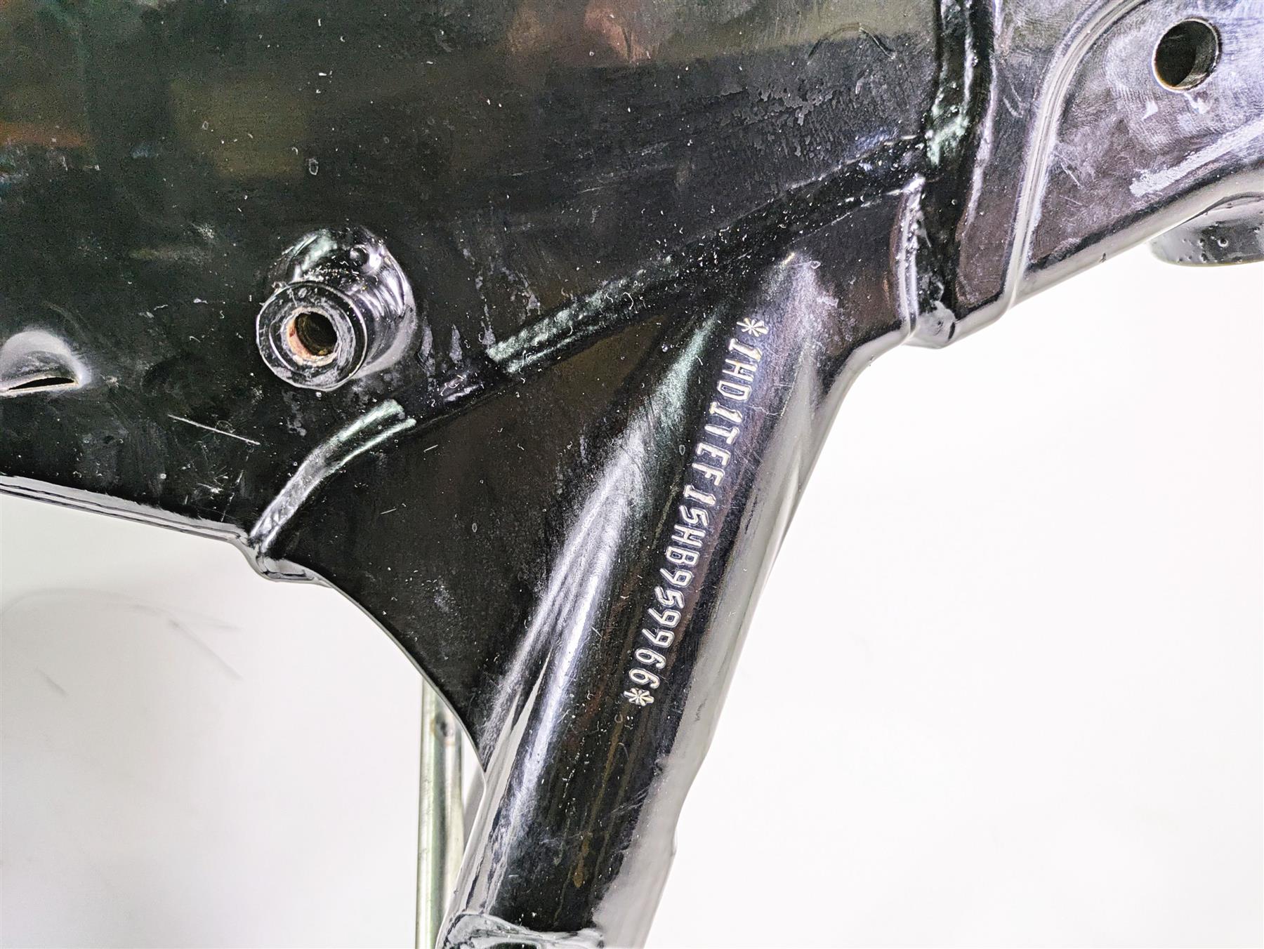 2017 Harley Touring FLHTKSE CVO E-Glide Straight Main Frame Chassis With Salvage Louisiana Title 47000344 {{ shop.shopifyCountryName }} - Mototech271