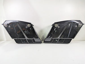 1998 Harley Touring FLHRCI Road King Stretched Saddle Bag Chrome Latches Set