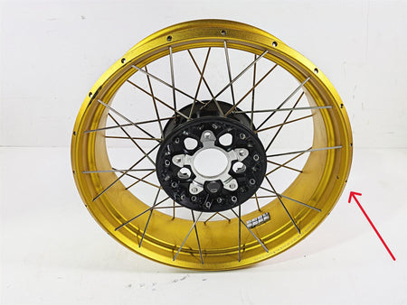 2021 BMW R1250GS K51 Adv Rear Wheel Rim 17x4.5 Gold READ 36318404333 {{ shop.shopifyCountryName }} - Mototech271
